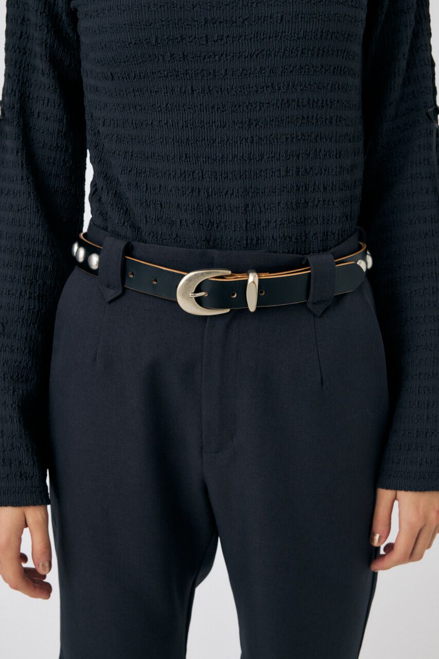 MOUSSY「STUDS LEATHER ベルト」|ベルト|