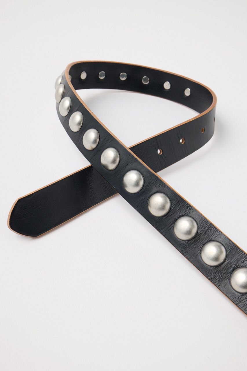 MOUSSY「STUDS LEATHER ベルト」|ベルト|