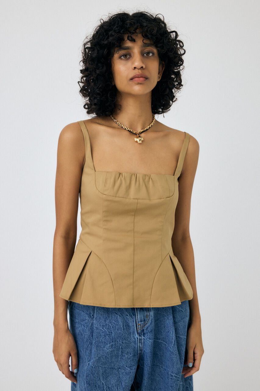 MOUSSY「FLARE CAMI ビスチェ」|キャミソール|