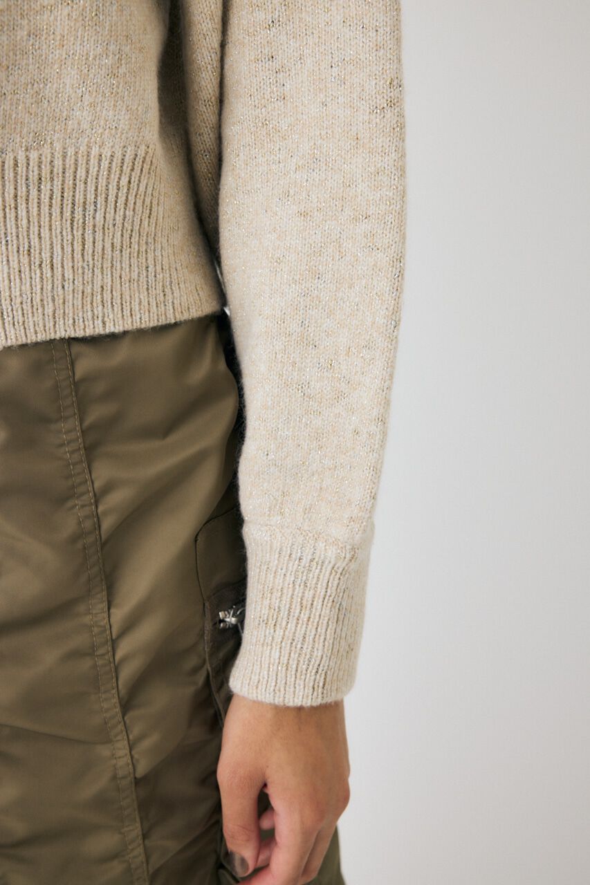 MOUSSY「GLITTER MOUSSY ニットトップス」|ニット・セーター|