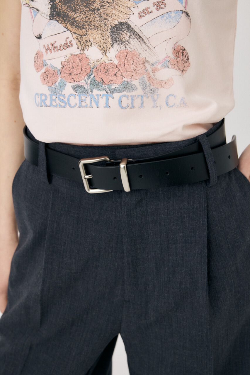 MOUSSY「ORDINARY SPLIT レザーベルト」|ベルト|
