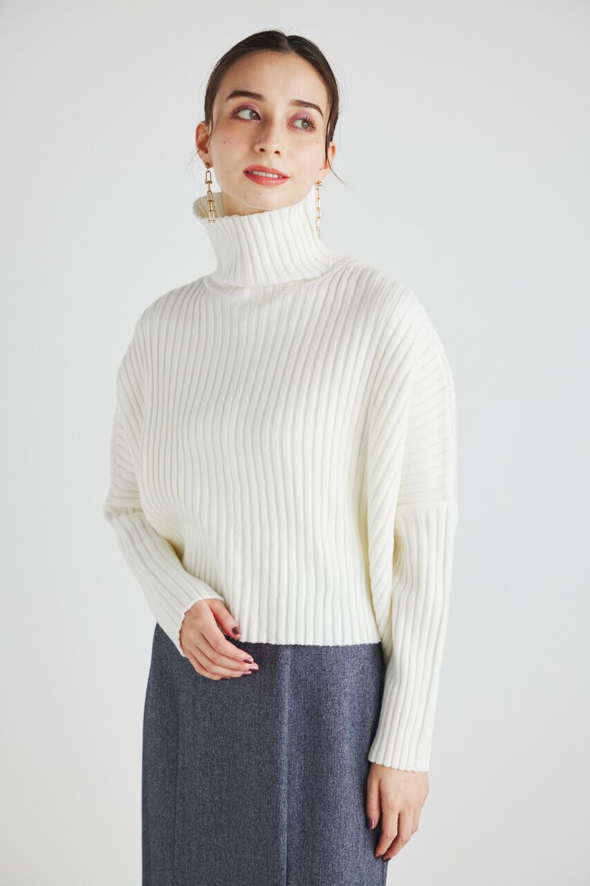 rienda「ラップデザインオーバーニットTOPS」|ニット・セーター|