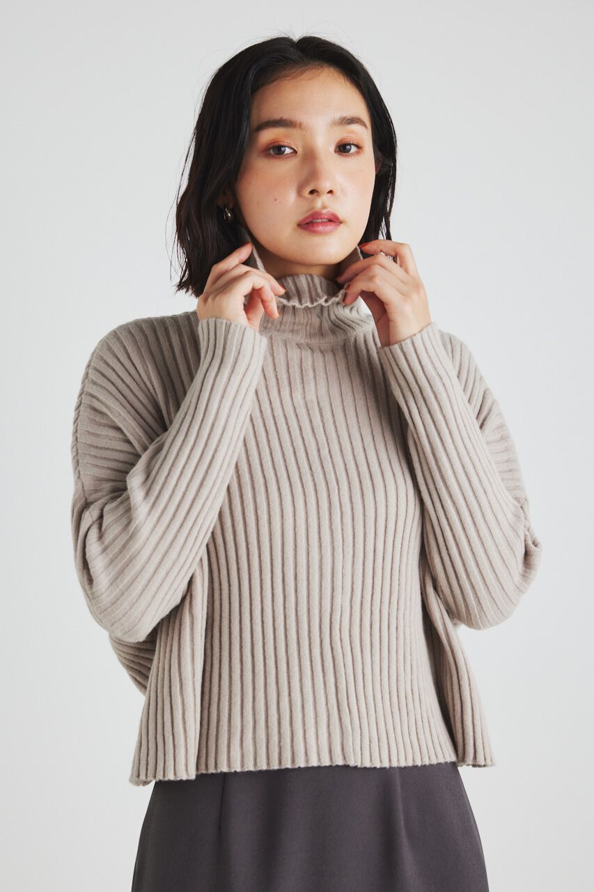 rienda「ラップデザインオーバーニットTOPS」|ニット・セーター|