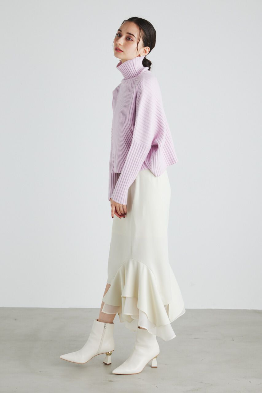 rienda「ラップデザインオーバーニットTOPS」|ニット・セーター|