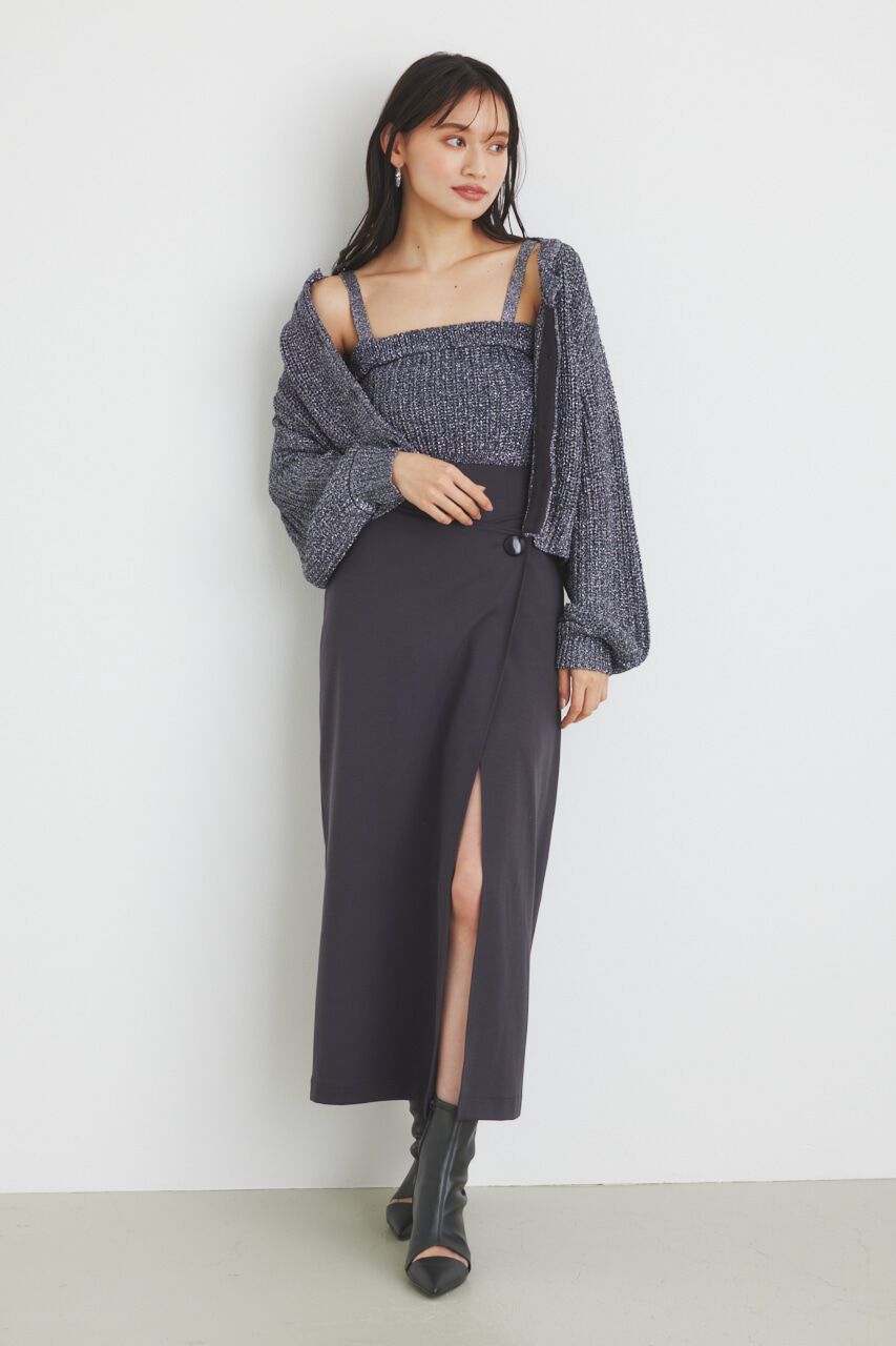 rienda「ラップH/WカットタイトSS-PT」|その他|D/GRY3