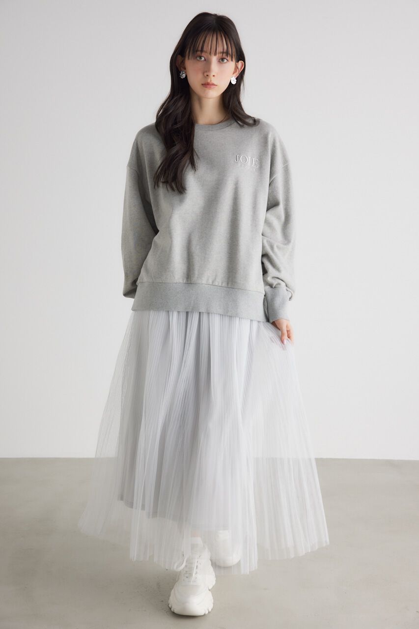 rienda「ラメチュールプリーツJ/W SK」|スカート|GRY