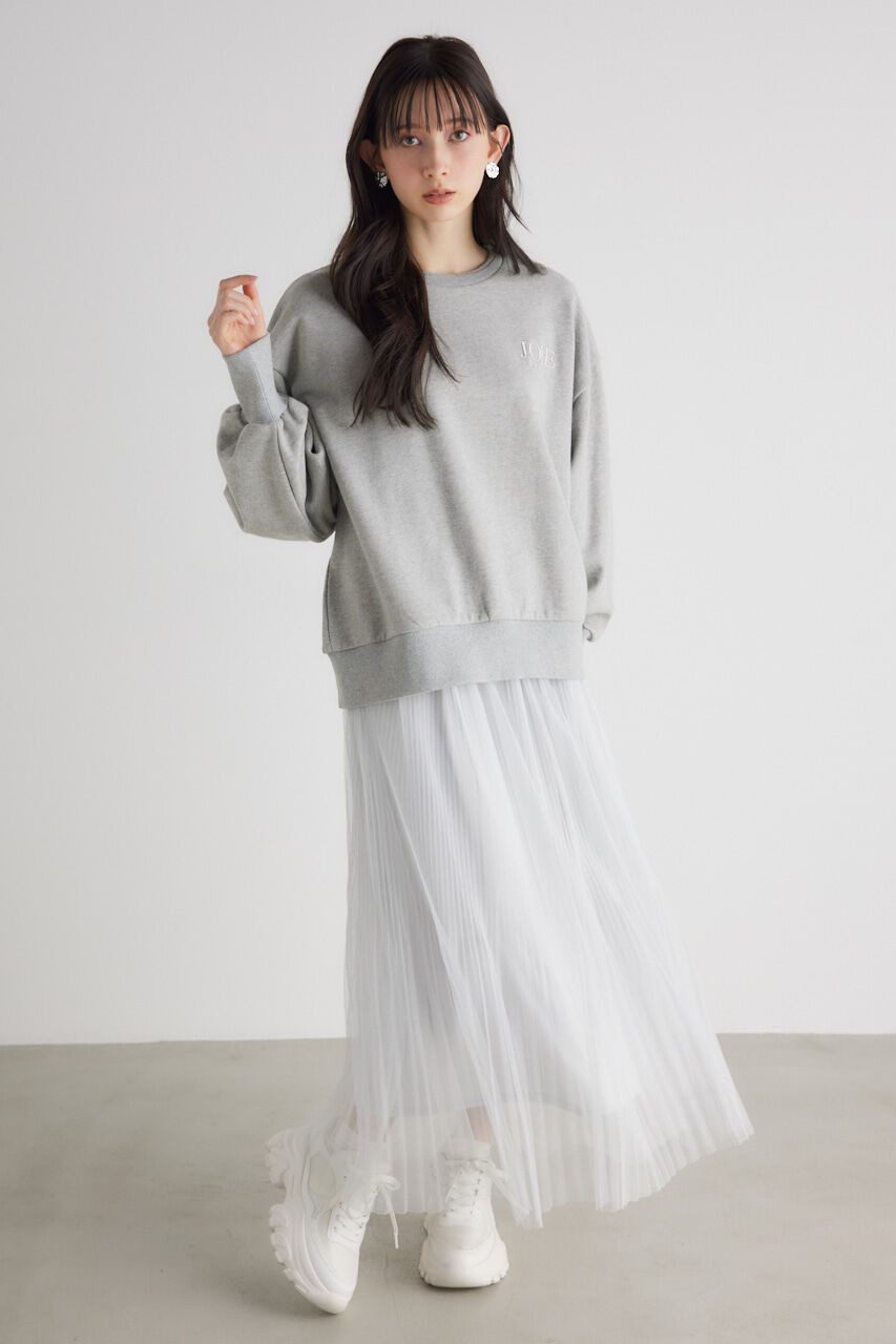 rienda「ラメチュールプリーツJ/W SK」|スカート|