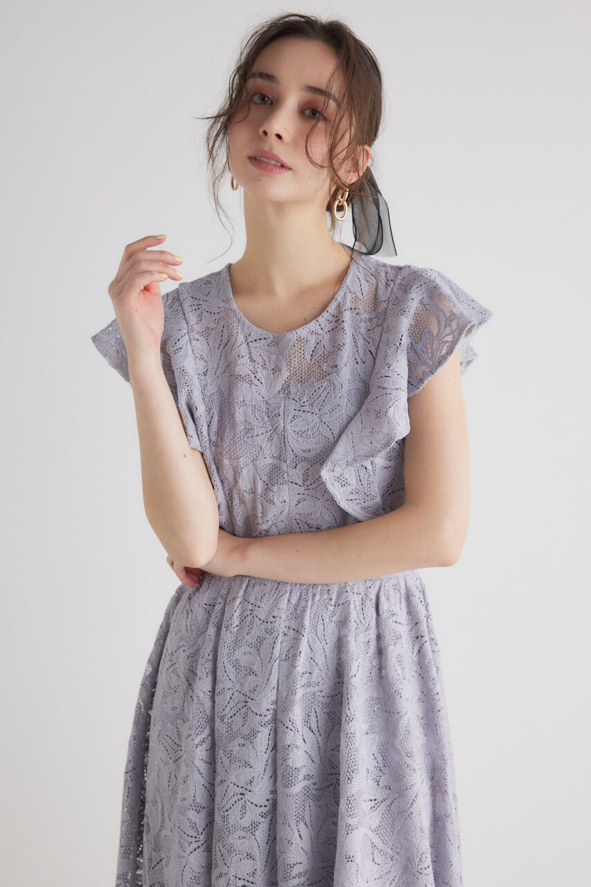 rienda「フリルSLVレースOP」|ワンピース|