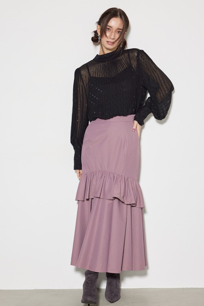 rienda「WティアードJ/WマーメイドSK」|スカート|PNK