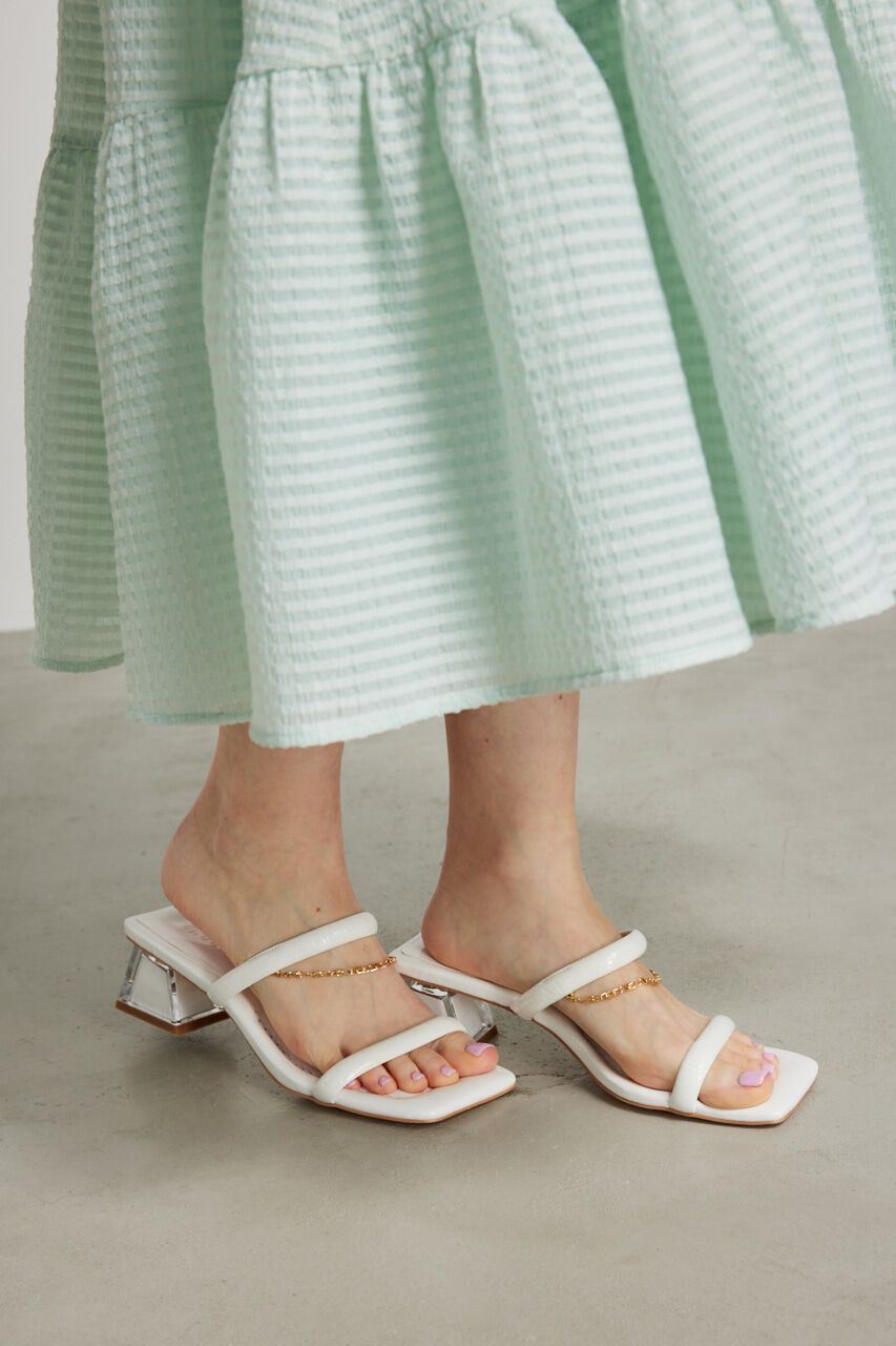 rienda「クリアヒールサンダル」|サンダル|