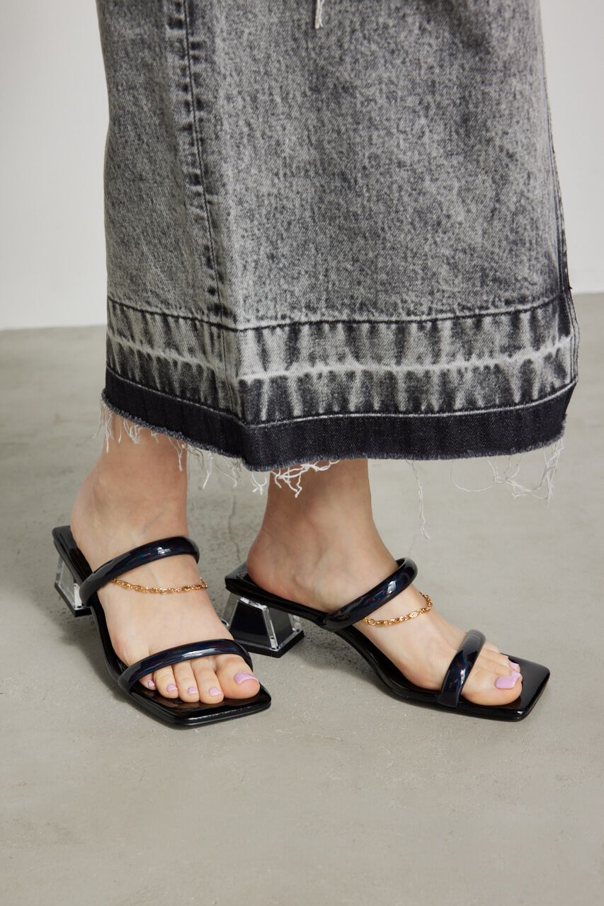 rienda「クリアヒールサンダル」|サンダル|