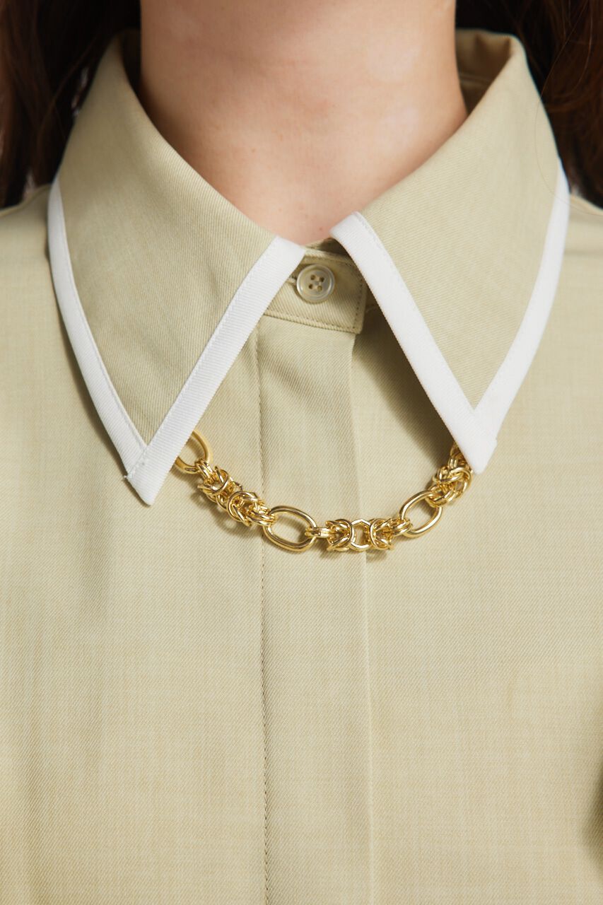 rienda「フリルスリーブバイカラーOP」|ワンピース|