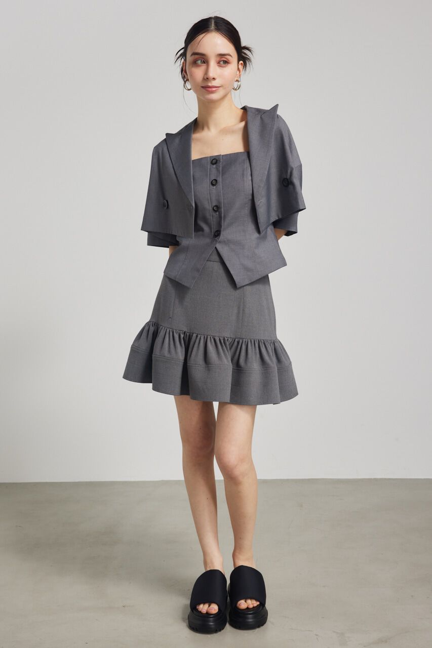 rienda「クロップドハーフSLV JK」|その他|