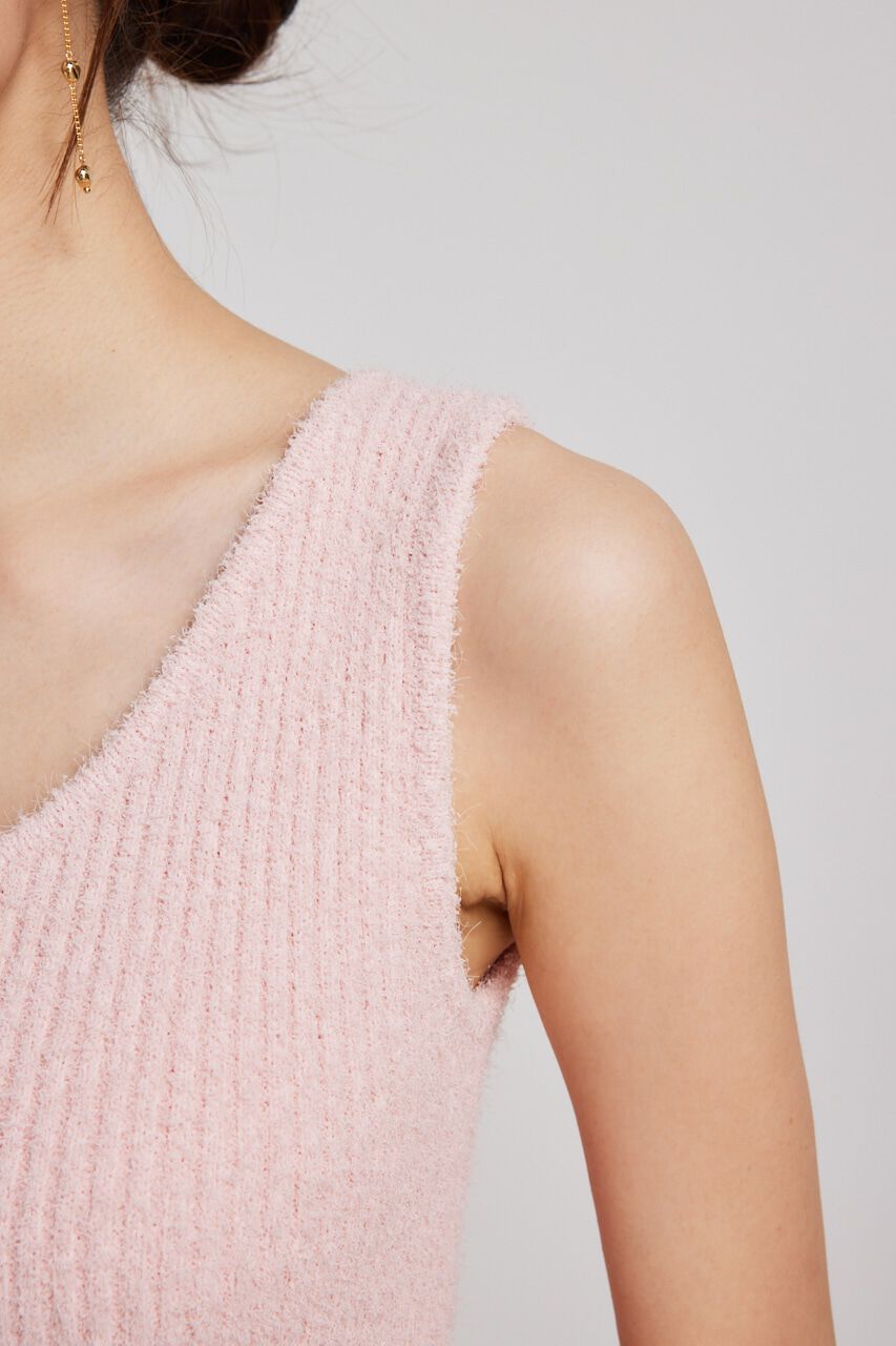 rienda「サマーシャギーknitコンビフレアOP」|ワンピース|