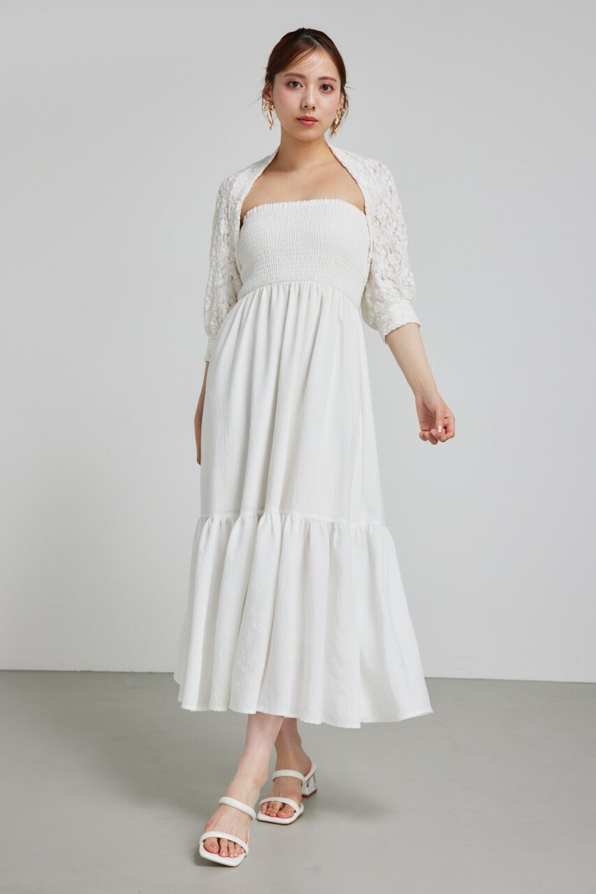 rienda「バンピーレースカーデ」|カーディガン|