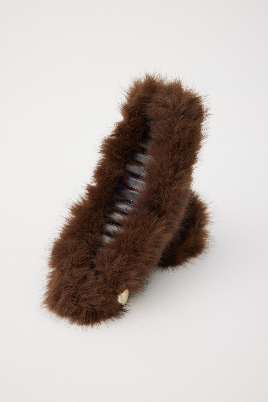 rienda「ショートフェイクファーヘアクリップ」|その他|