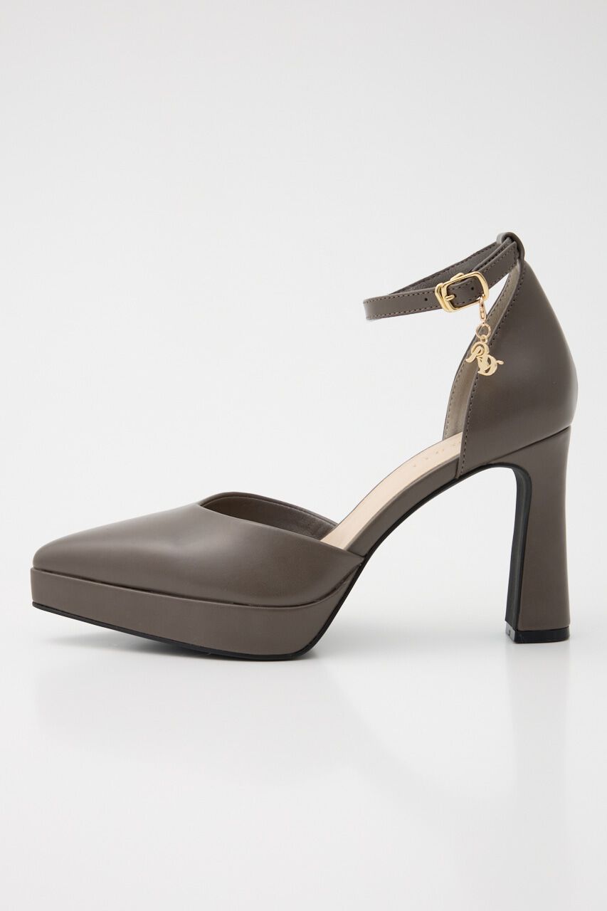 rienda「ティックストムアンクルパンプス」|パンプス|BRN