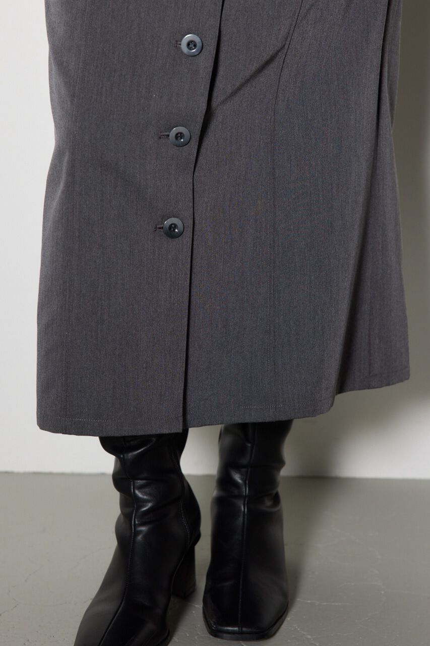 rienda「ラップパターンロングタイトワンピース」|ワンピース|