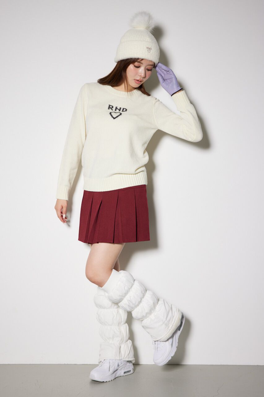 rienda「バストロゴモールニットトップス」|ニット・セーター|