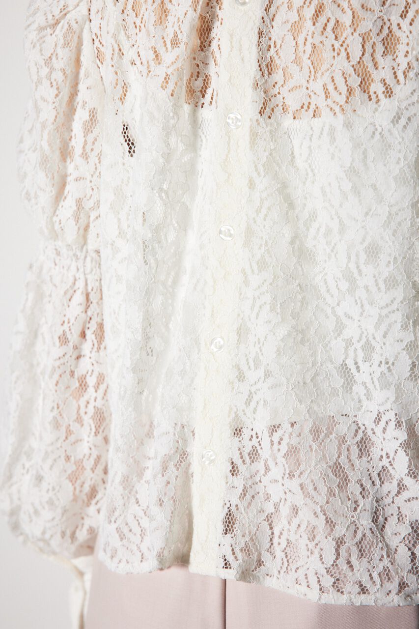 rienda「ショルダーシャーリングボウタイブラウス」|シャツ・ブラウス|