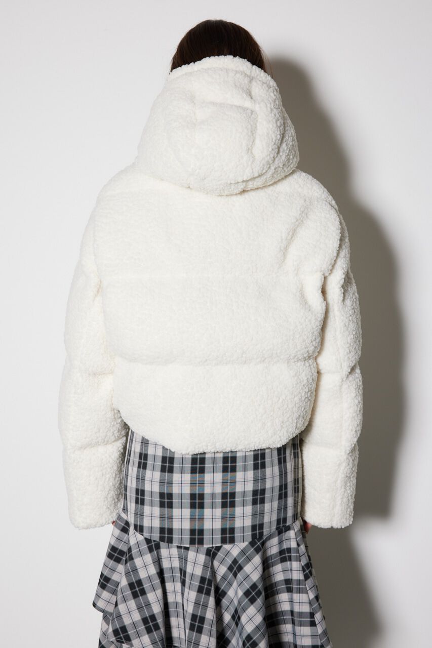 rienda「フード付きショートボアダウンジャケット」|その他|