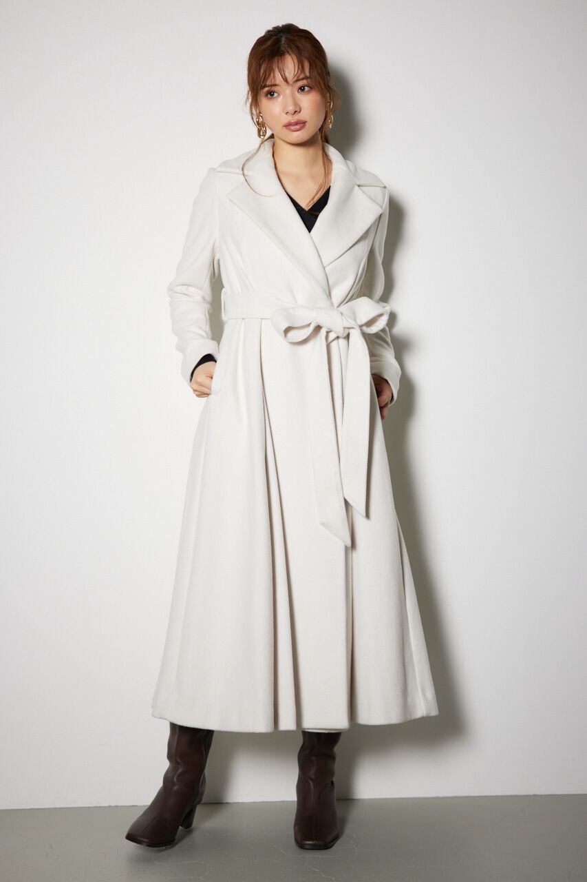 rienda「ウールMIXクラッシィドレスコート」|その他|