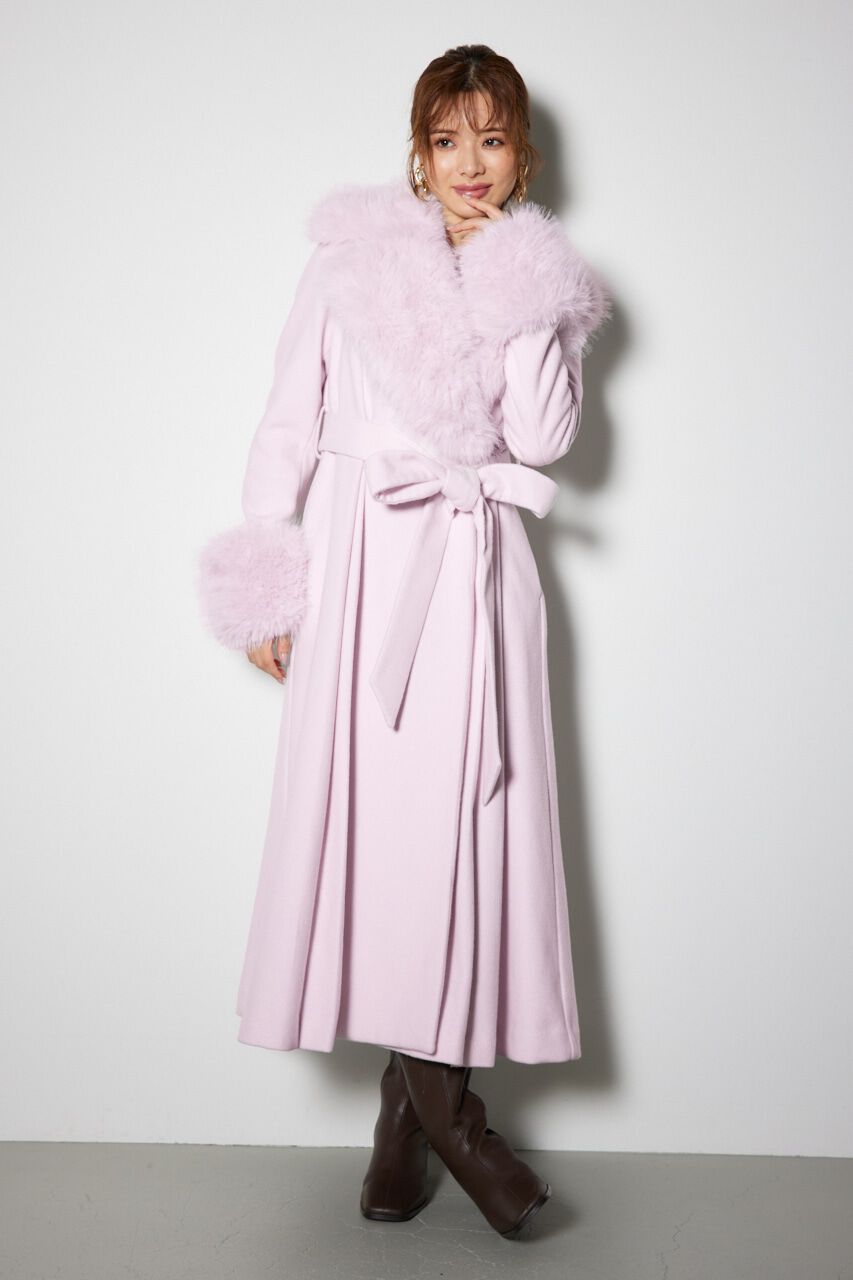 rienda「ウールMIXクラッシィドレスコート」|その他|