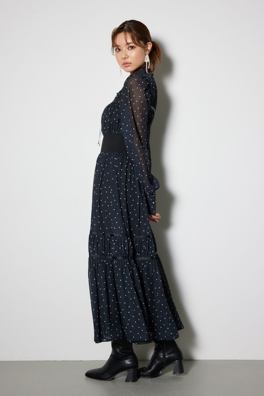 rienda「ニットコンビライクフレアワンピース」|ワンピース|