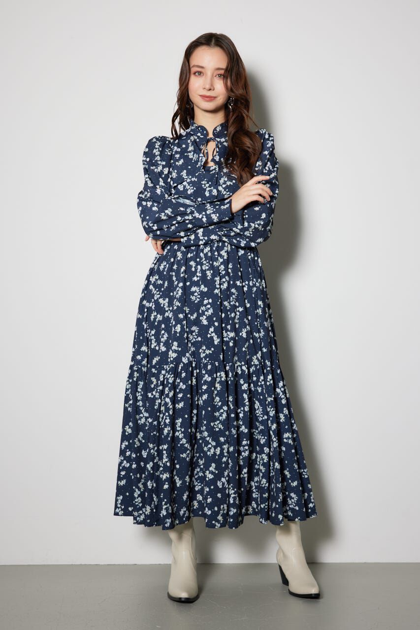 rienda「シャーリングフレアワンピース」|ワンピース|