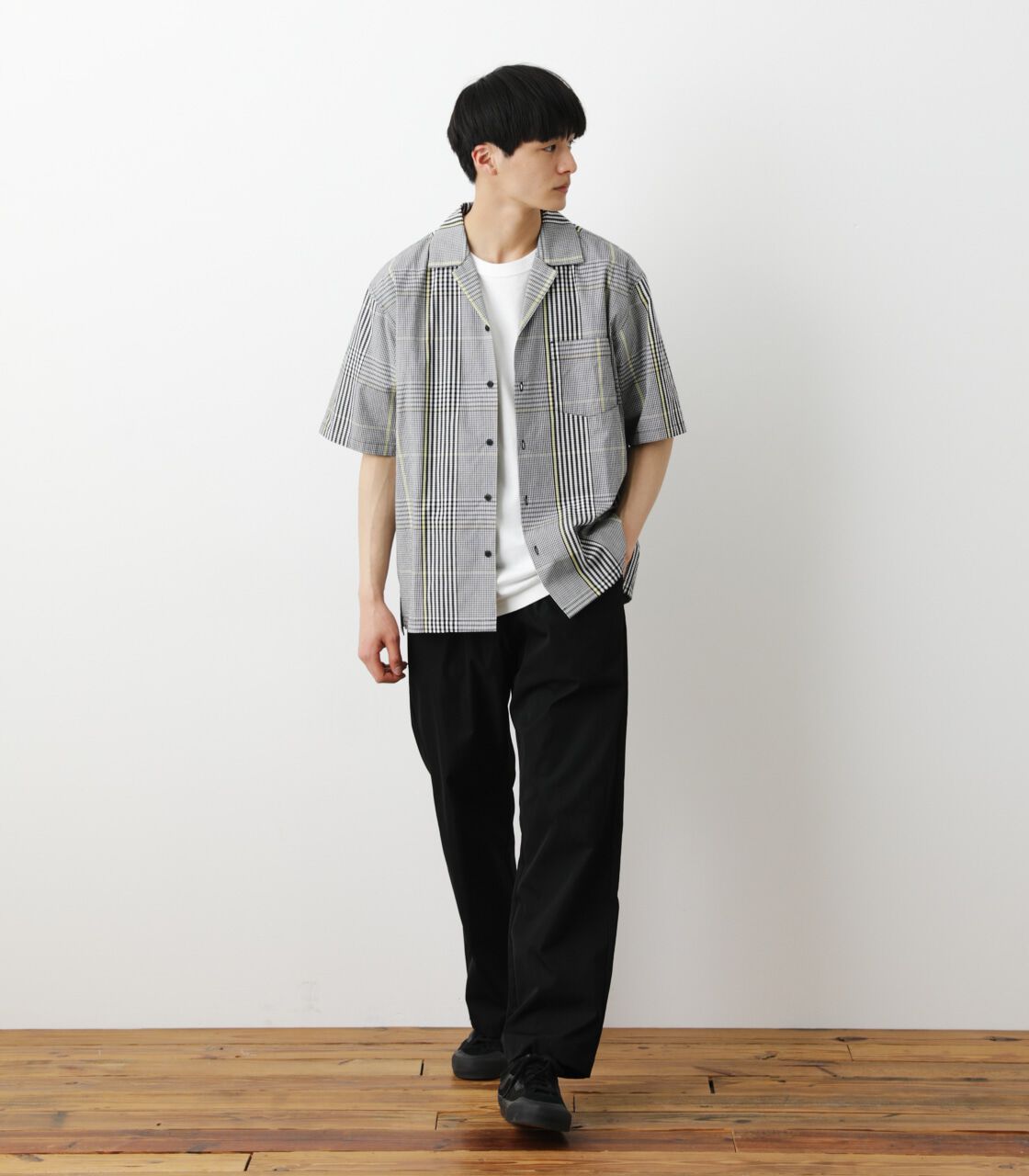 RODEO CROWNS「タイプライター オープンカラーシャツ」|シャツ・ブラウス|