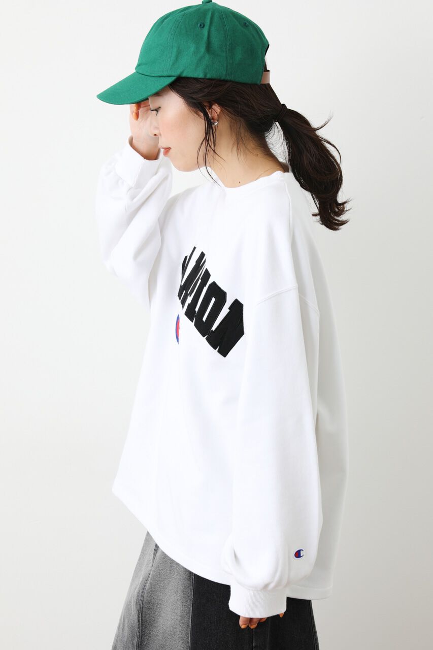 RODEO CROWNS「Champion ボリュームスリーブスウェット」|パーカー|