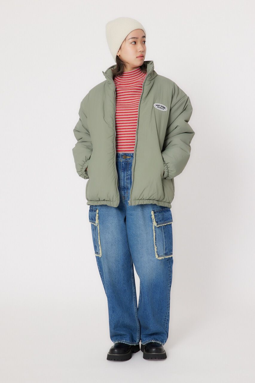 RODEO CROWNS「LOGOスタンドネックブルゾン」|ブルゾン・スタジャン|