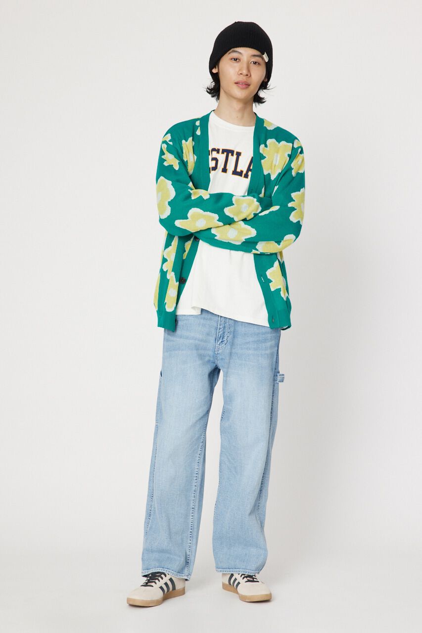 RODEO CROWNS「フラワージャガードニットカーディガン」|カーディガン|