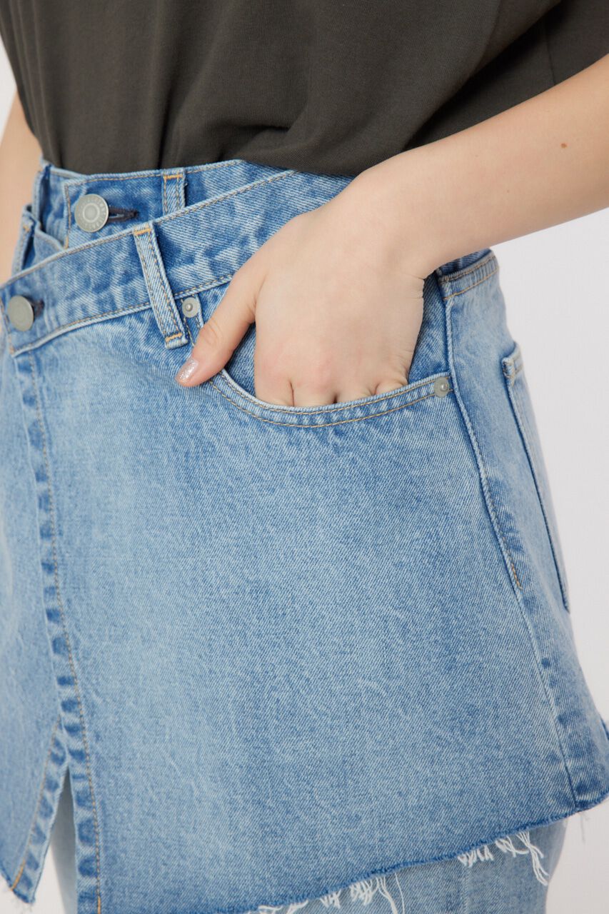 RODEO CROWNS「レイヤードラップデニム」|デニム|