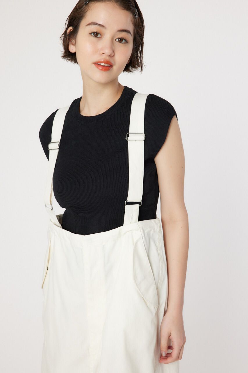 RODEO CROWNS「BASIC ノースリーブ ニット トップス」|タンクトップ|