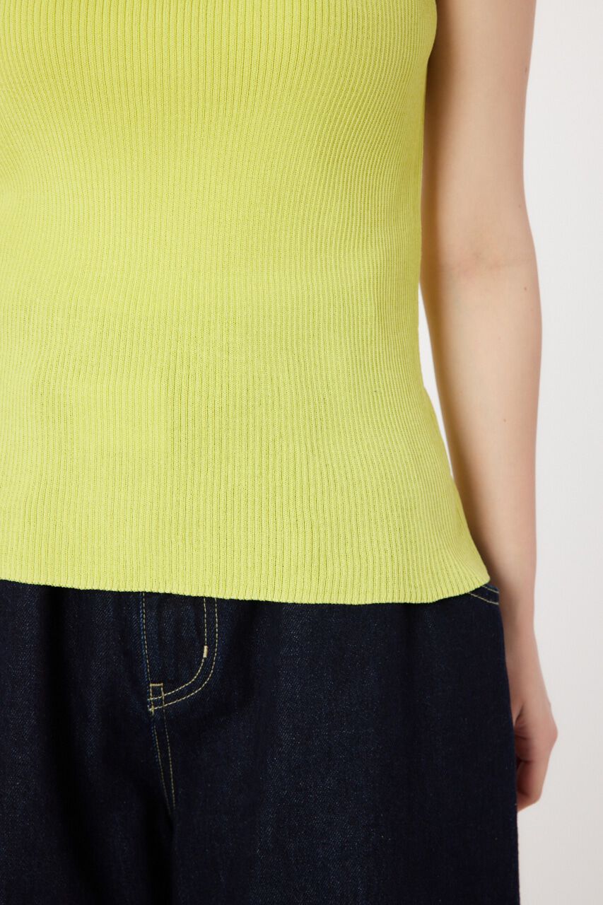 RODEO CROWNS「BASIC ノースリーブ ニット トップス」|タンクトップ|