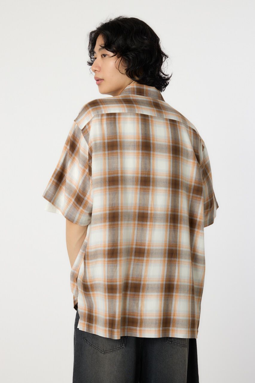 RODEO CROWNS「オンブレーチェックワークシャツ」|シャツ・ブラウス|