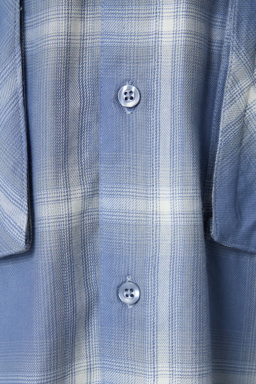 RODEO CROWNS「オンブレーチェックワークシャツ」|シャツ・ブラウス|