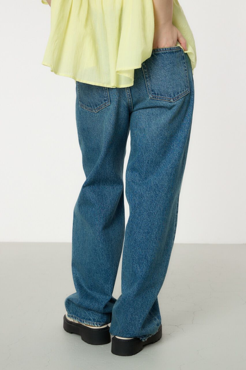 RODEO CROWNS「オールドウォッシュワイドルーズデニム」|デニム|