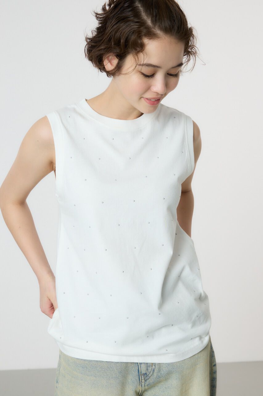 RODEO CROWNS「スタッズタンクトップ」|タンクトップ|