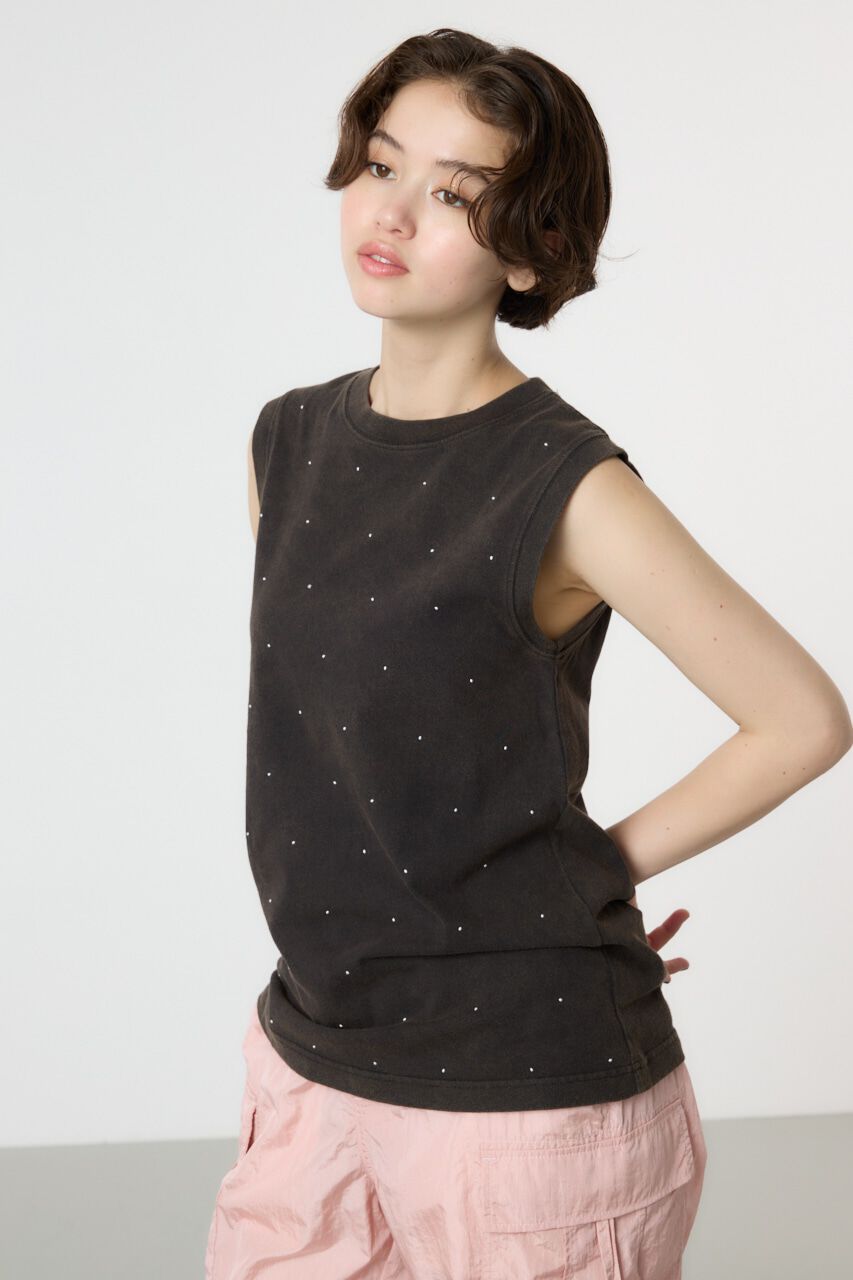 RODEO CROWNS「スタッズタンクトップ」|タンクトップ|