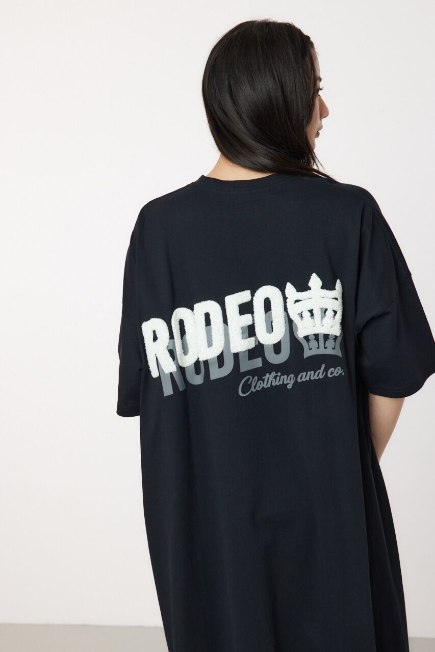 RODEO CROWNS「サガラワッペン ロゴ Tワンピース」|ワンピース|