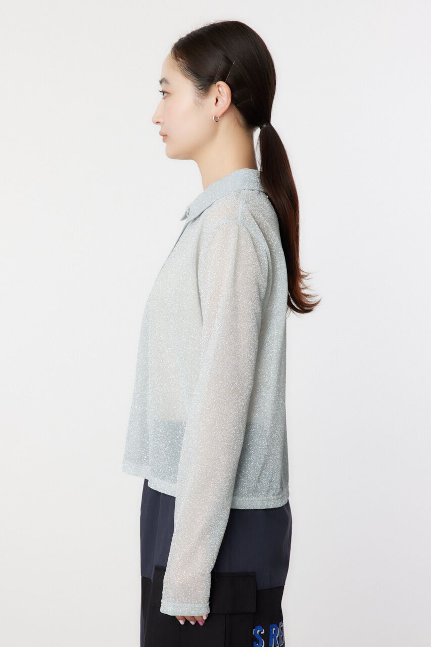 RODEO CROWNS「ラメシアーシャツ」|シャツ・ブラウス|