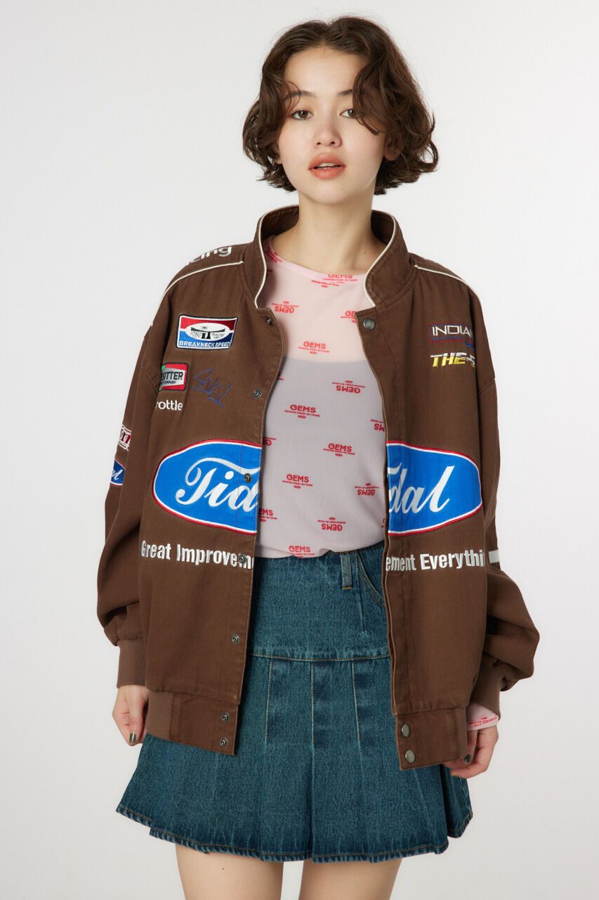 RODEO CROWNS「Tidal レーシングジャケット」|その他|BRN