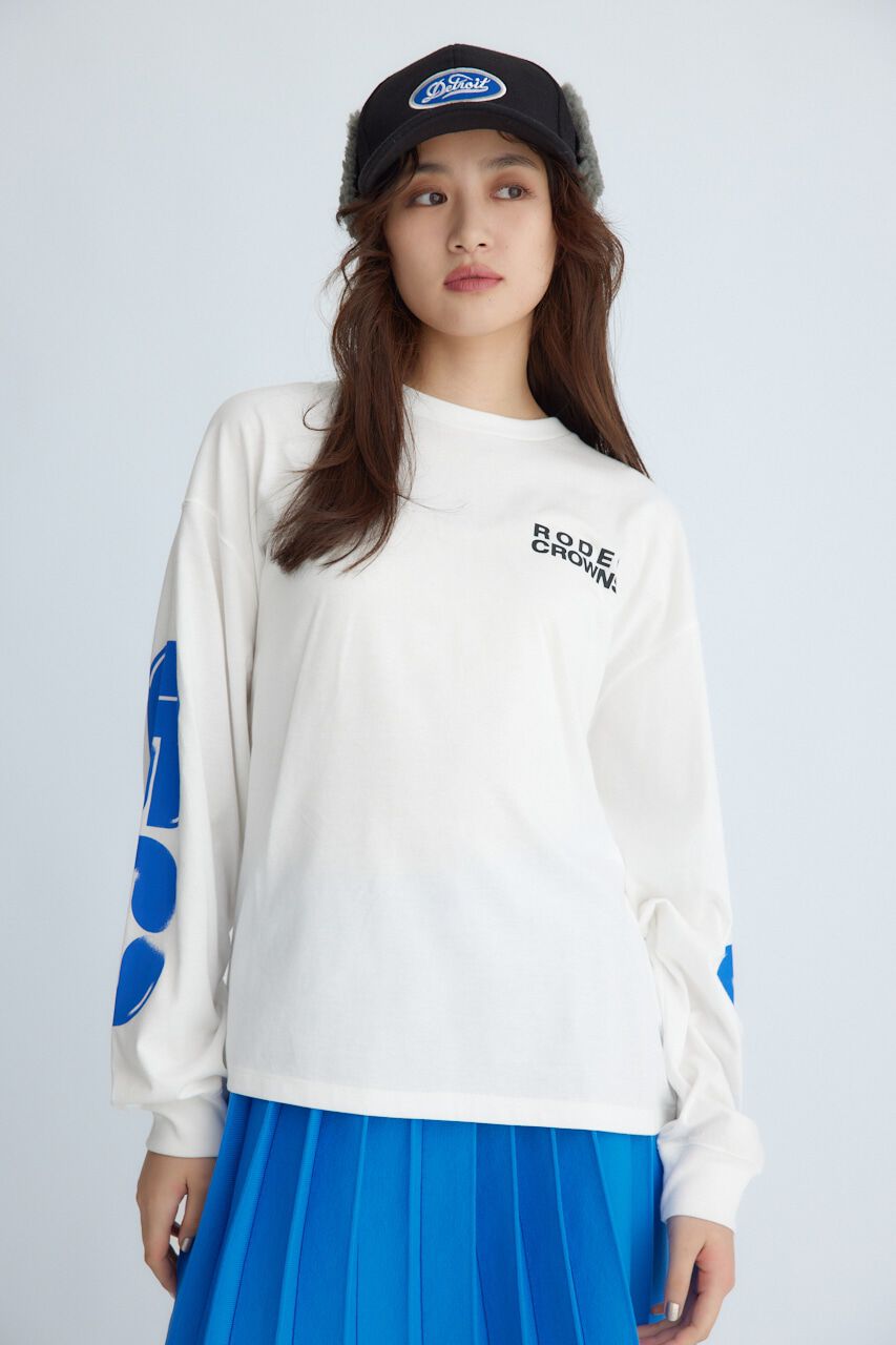 RODEO CROWNS「Balloon LOGO ロングスリーブTシャツ」|Tシャツ・カットソー|WHT