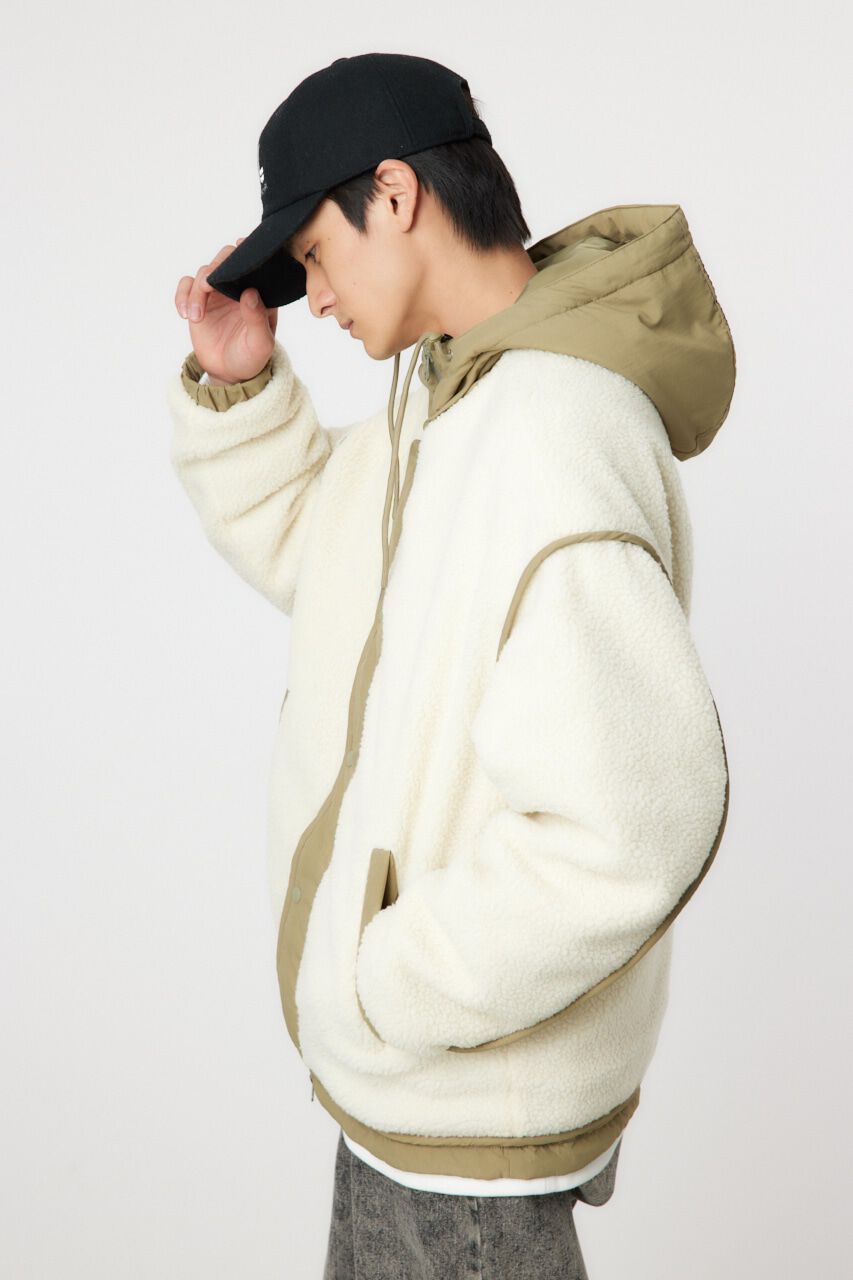 RODEO CROWNS「フーデッド ボアジャケット」|その他|