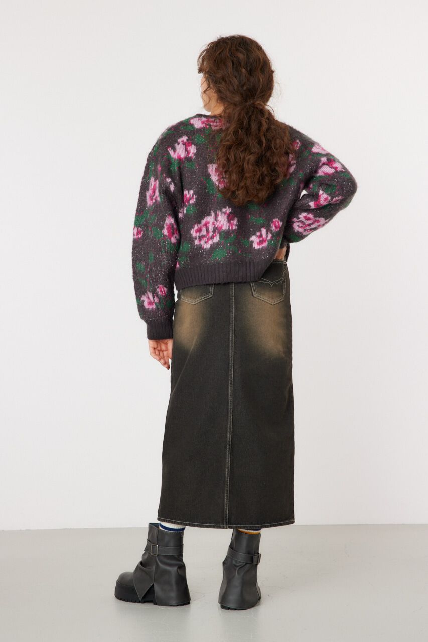 RODEO CROWNS「フロントスリットデニムスカート」|スカート|