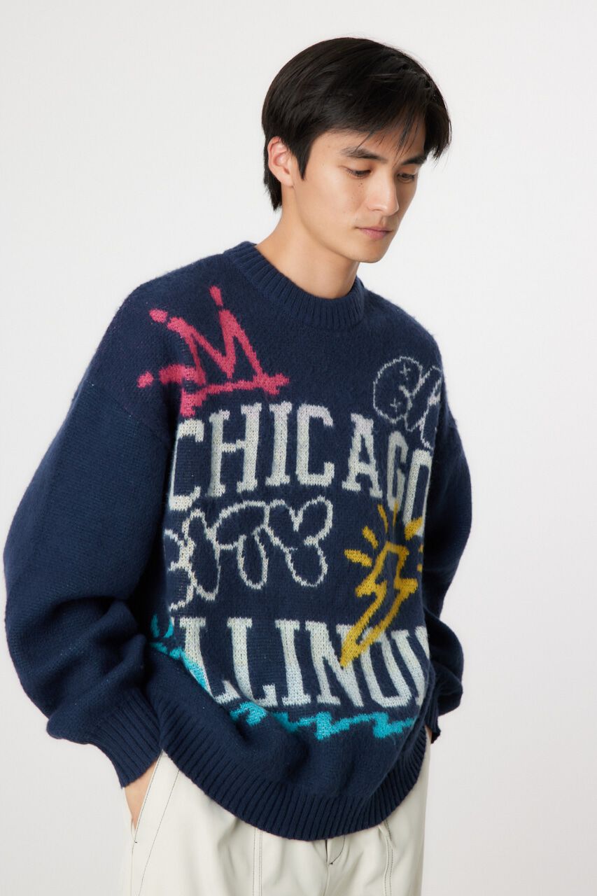 RODEO CROWNS「rakugaki JQD ニット」|ニット・セーター|