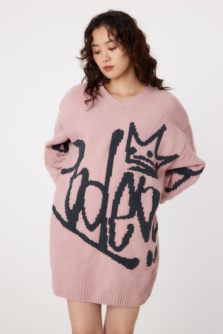 RODEO CROWNS「2WAY モールロゴニットワンピース」|ワンピース|PNK