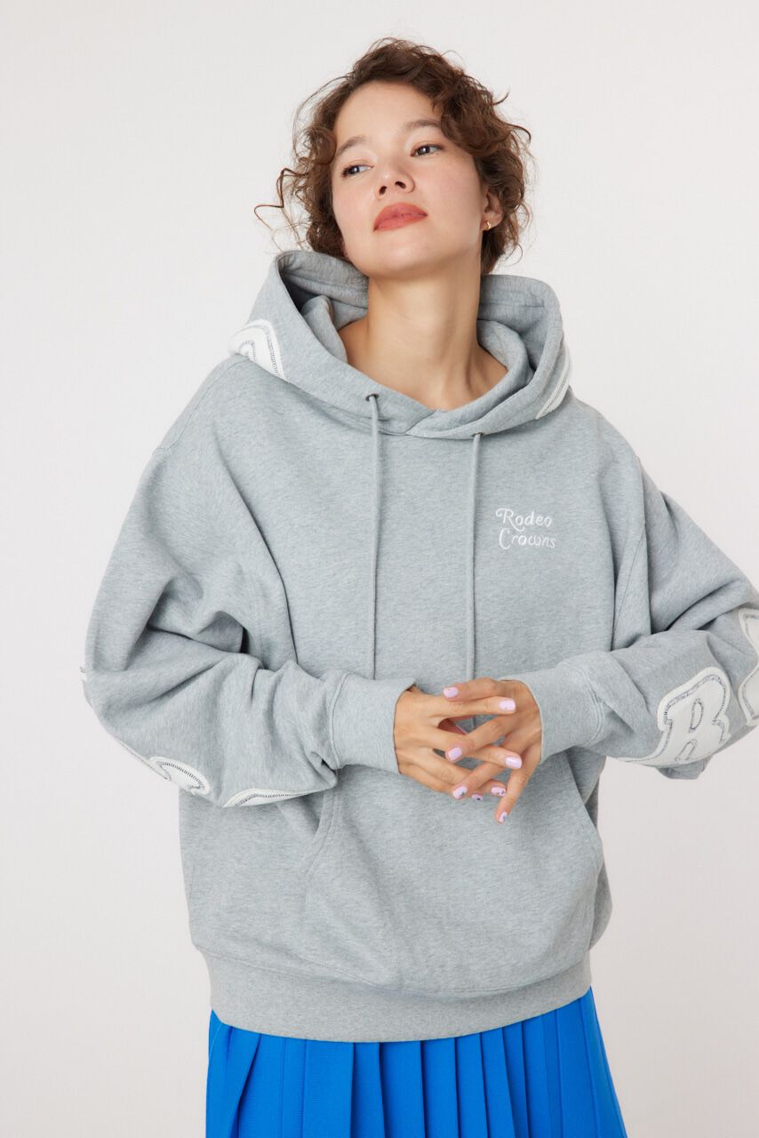 RODEO CROWNS「リバースパッチLOGOパーカー」|パーカー|